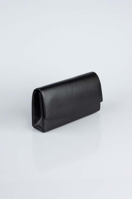 Sac de Soirée Luxe Cuir Noir KC201