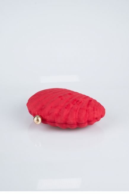 Sac de Soirée Luxe Couleur daim Rouge KC180