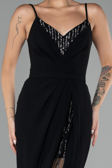 Robe de Soirée Longue Noir ABU4299