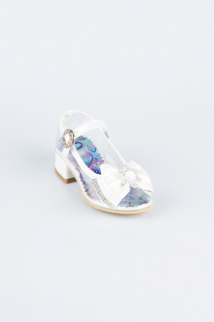 Chaussure D’enfant Peau Blanc HR24011