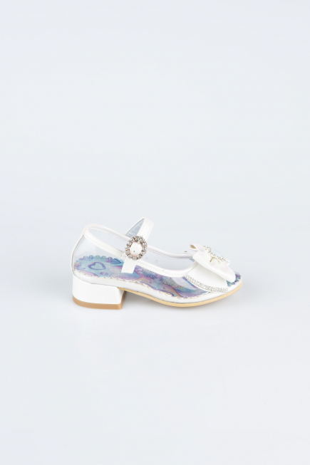 Chaussure D’enfant Peau Blanc HR24011