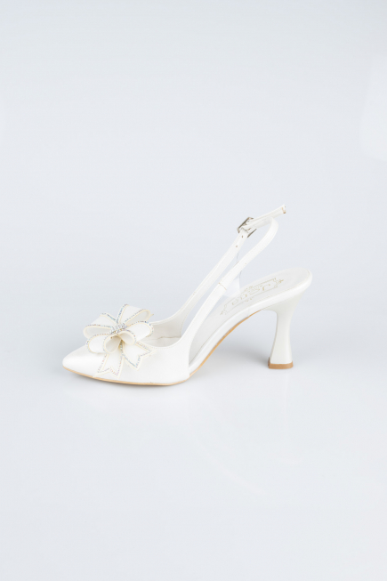 Chaussure de soirée Peau Blanc MJD4100