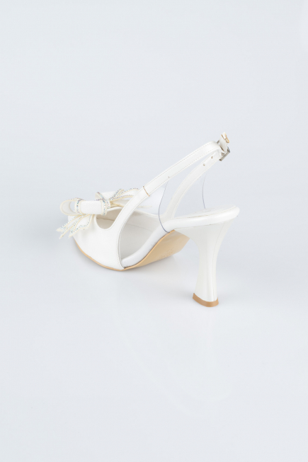 Chaussure de soirée Peau Blanc MJD4100