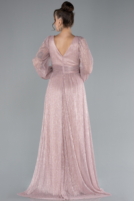 Robe De Soirée Longue Poudre ABU2905