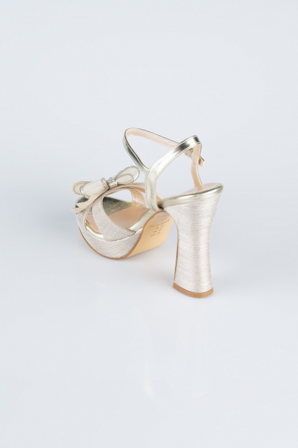 Chaussure Coupe Au Laser Or MJL2331