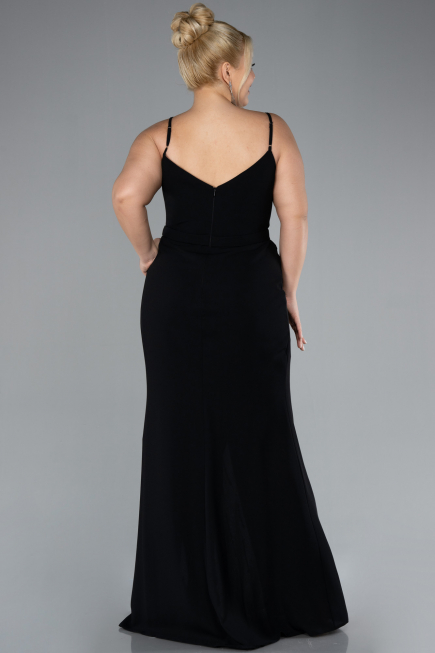 Robe Grande Taille Longue Noir ABU4300