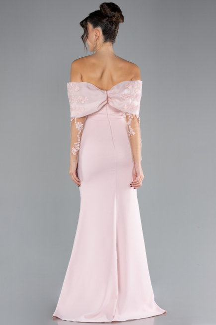 Robe de Soirée Longue Poudre ABU4343
