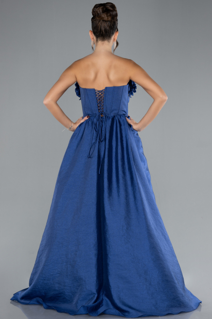 Robe de Soirée Longue Bleu Marine ABU4337