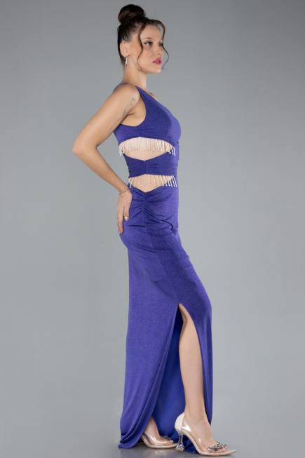 Robe de Soirée Longue Violet ABU3702