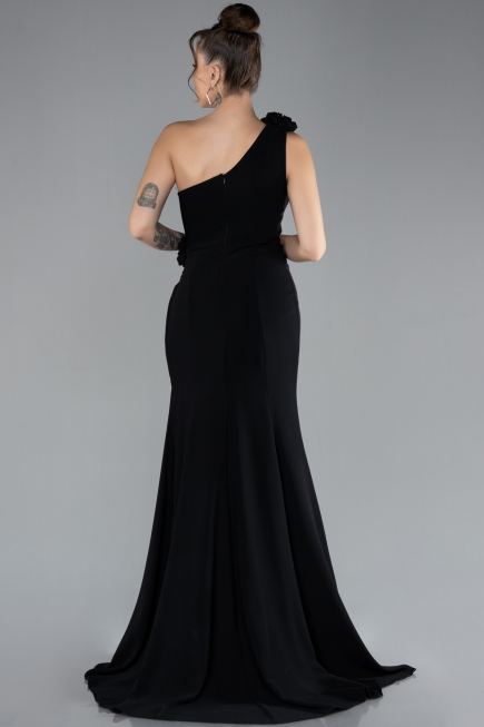 Robe Queue de Poisson Longue Noir ABU4381
