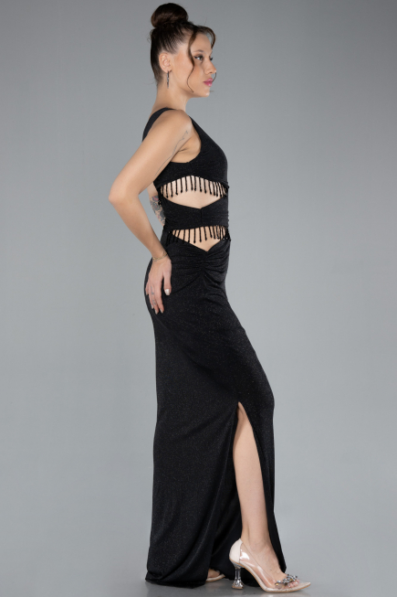 Robe de Soirée Longue Noir ABU3702