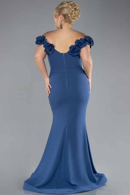 Robe de Soirée Longue Indigo ABU4387