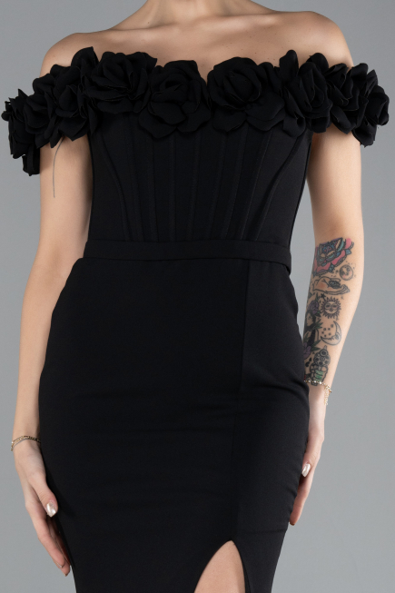 Robe de Soirée Longue Noir ABU4387