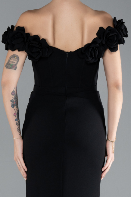 Robe de Soirée Longue Noir ABU4387