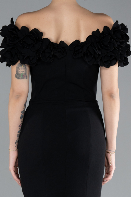 Robe De Soirée Longue Noir ABU4080