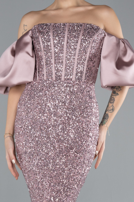 Robe Queue De Poisson Longue Poudre ABU4308