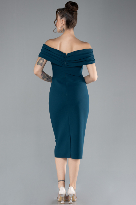 Robe de Cérémonie Midi Émeraude ABK1902