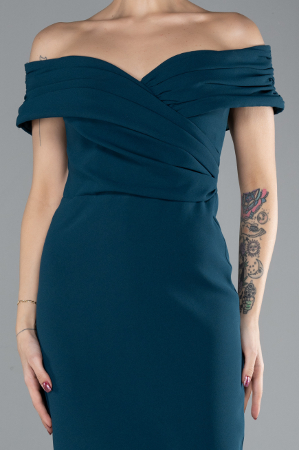 Robe de Cérémonie Midi Émeraude ABK1902