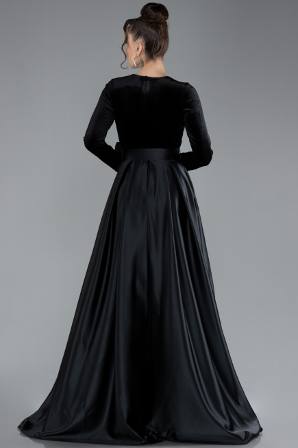 Robe de Soirée Longue Noir ABU1523