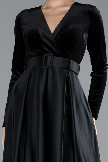 Robe de Soirée Longue Noir ABU1523