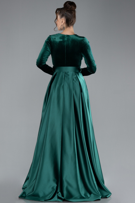 Robe De Soirée Longue Émeraude ABU1523