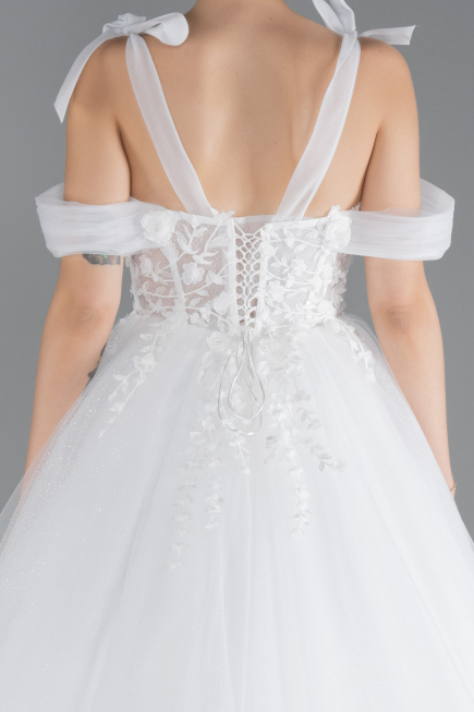 Robes de Mariage Longue Blanc ABU4439