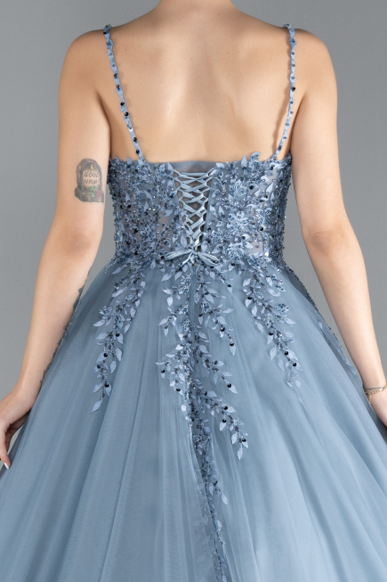 Robes De Soirée Grande Taille Longue Menthe ABU4465