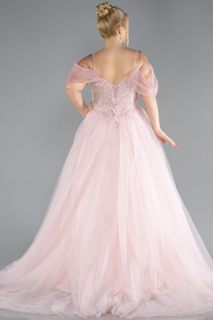 Robes De Soirée Grande Taille Longue Poudre ABU3688