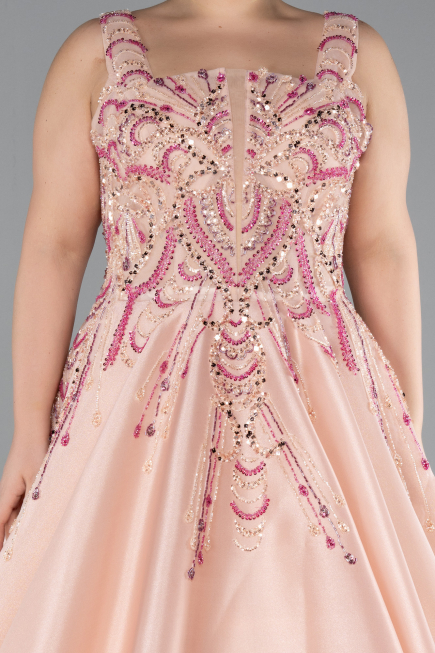 Robes De Soirée Grande Taille Longue Poudre ABU3748