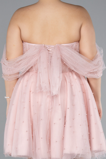 Robe De Mariée Grande Taille Mini Poudre ABK2110