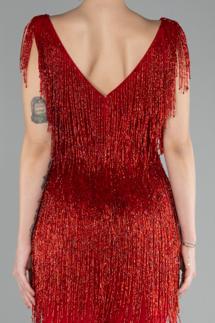 Haute Couture Mini Pierreux Rouge ABK2199