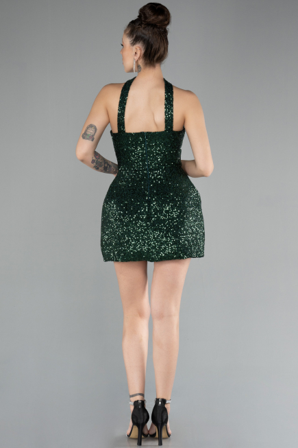 Robe De Soirée Mini Émeraude ABK2201
