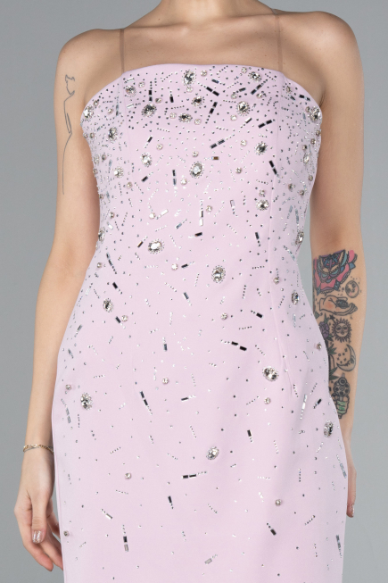 Robe de Cérémonie Courte Poudre ABK2211