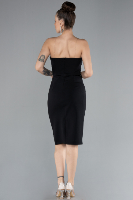 Robe de Cérémonie Courte Noir ABK2211