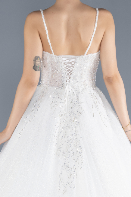 Robes de Mariage Longue Blanc ABU4547