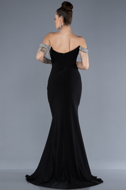 Robe de Soirée Longue Noir ABU4553