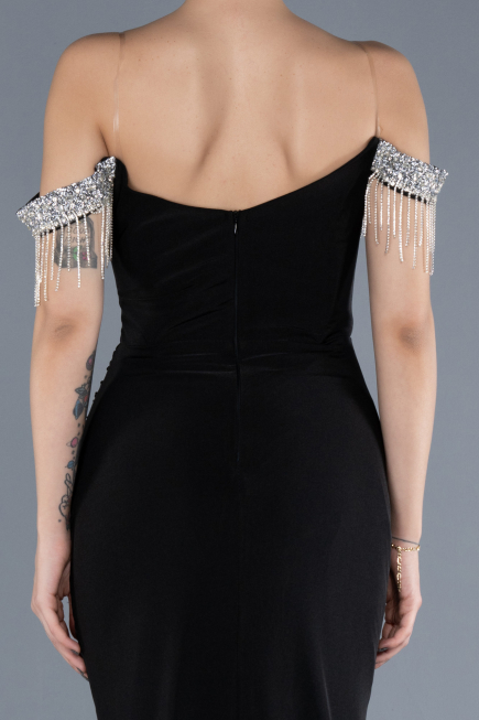 Robe de Soirée Longue Noir ABU4553