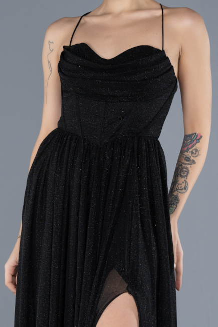 Robe de Soirée Longue Noir ABU4596