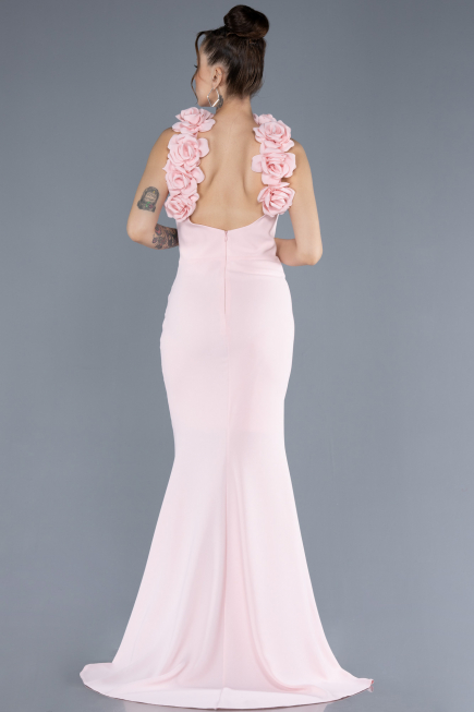 Robe de Soirée Longue Poudre ABU4610