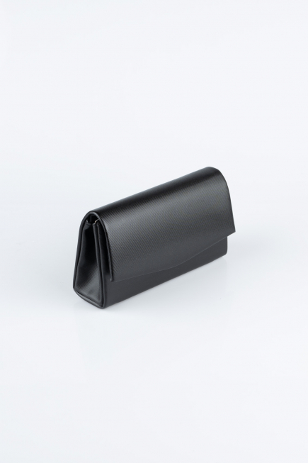 Sac de Soirée Luxe Cuir dentelé Noir SH806