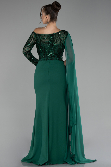 Robe De Soirée Longue Émeraude ABU3511