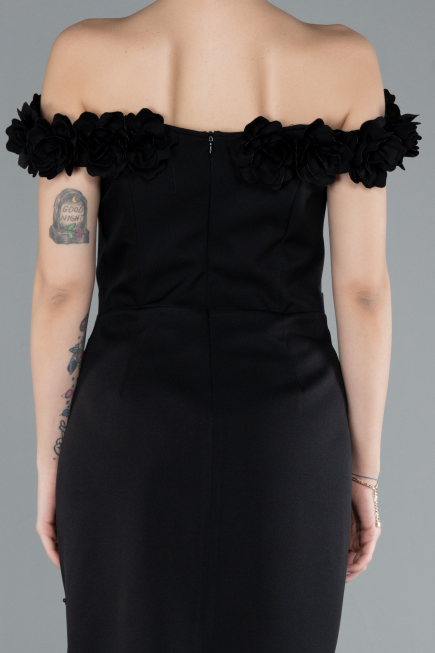 Robe de Cérémonie Midi Noir ABK2248