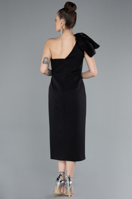 Robe de Cérémonie Midi Noir ABK2249