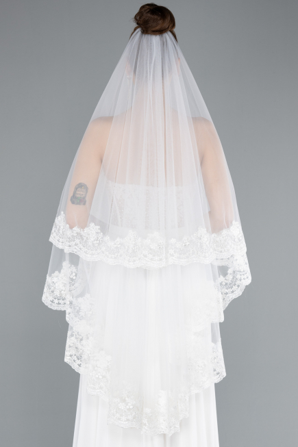 Voile De Mariage Blanc ABK02