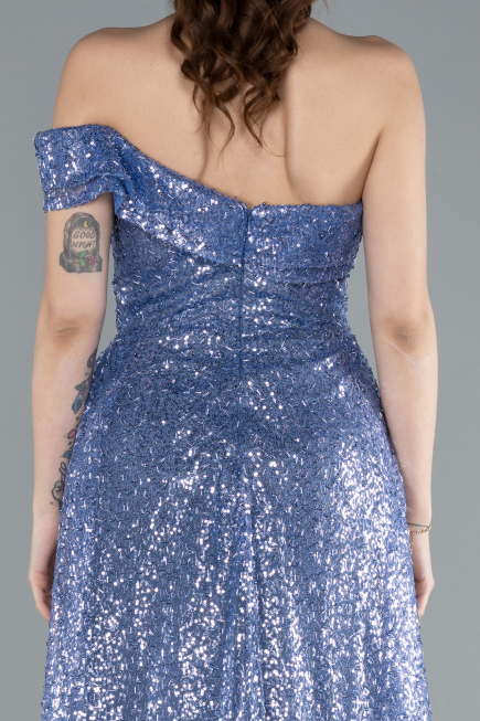Robe de Soirée Longue Indigo ABU4691