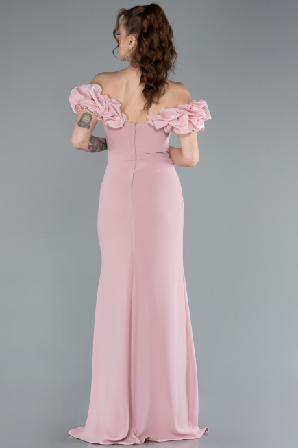 Robe de Soirée Longue Poudre ABU4696
