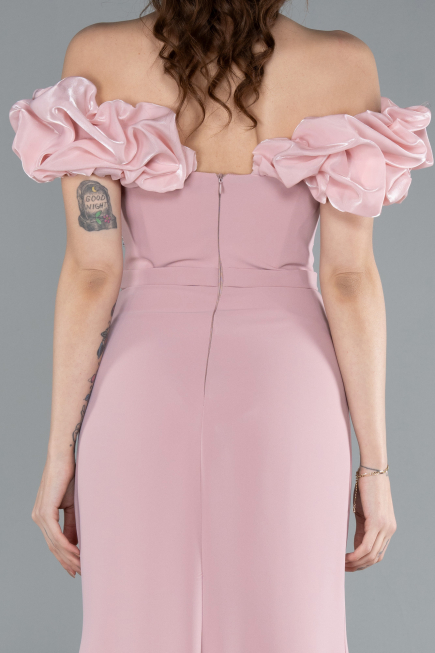 Robe de Soirée Longue Poudre ABU4696