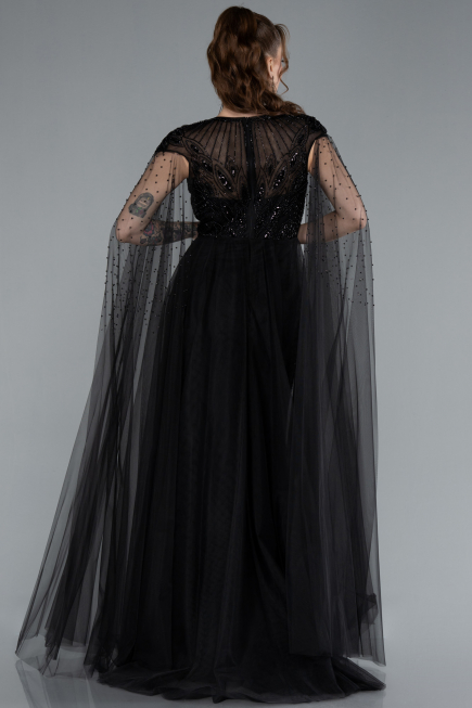 Robe de Soirée Longue Noir ABU4707