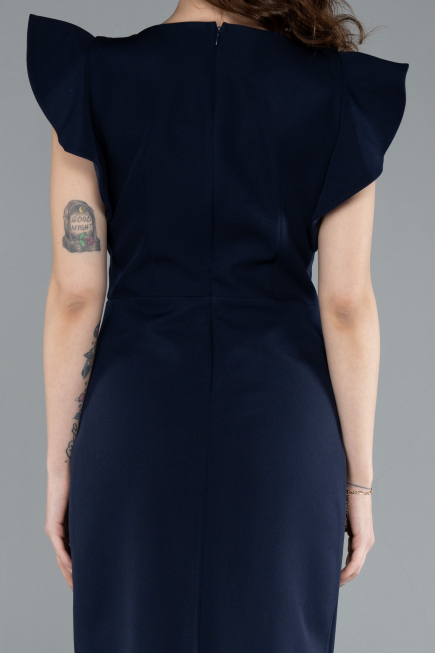 Tenue de Soirée Midi Bleu Marine ABK2277