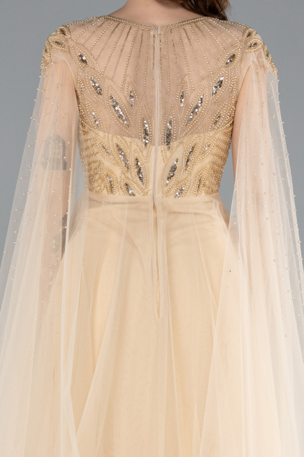Robe de Soirée Longue Or ABU4707